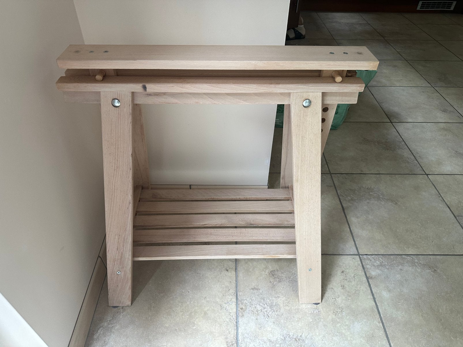 2 houten klaptafels, Ophalen, Zo goed als nieuw