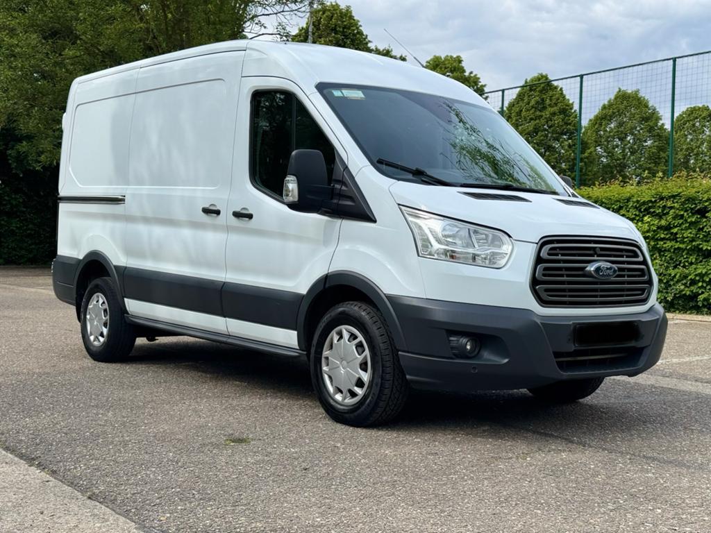 FORD TRANSIT 120.000km ** 2019bj **, Auto's, Stof, Wit, Bedrijf, Ford