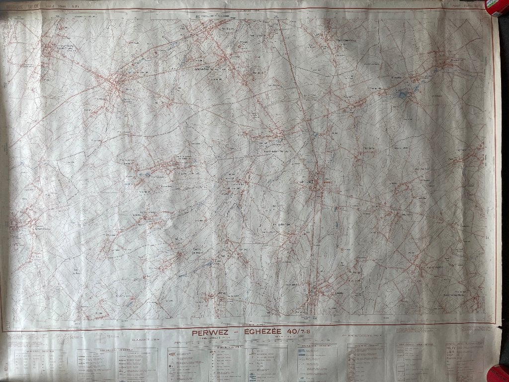 geografische kaart, Boeken, Atlassen en Landkaarten, Verzenden, Zo goed als nieuw, Landkaart