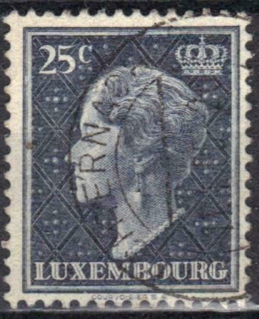 Luxemburg 1948-1953 - Yvert 415 - Charlotte (ST), Envoi, Luxembourg, Affranchi