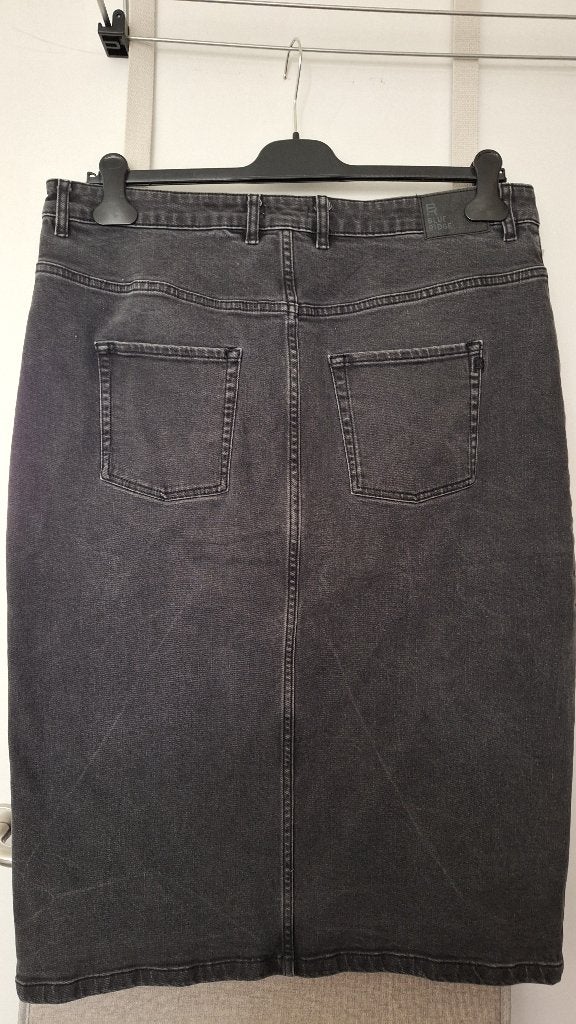 Jeansrok WE maat 46, Kleding | Dames, Rokken, Maat 46/48 (XL) of groter, Ophalen of Verzenden, Grijs, Onder de knie