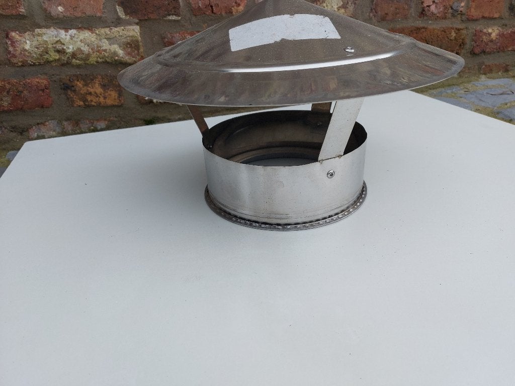 Chapeau de cheminée inox, Enlèvement, Inox
