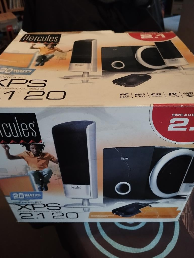 Hercules XPS Speaker Kit 2.1, Computers en Software, Pc speakers, Ophalen of Verzenden, Gebruikt, Overige typen, HERCULES