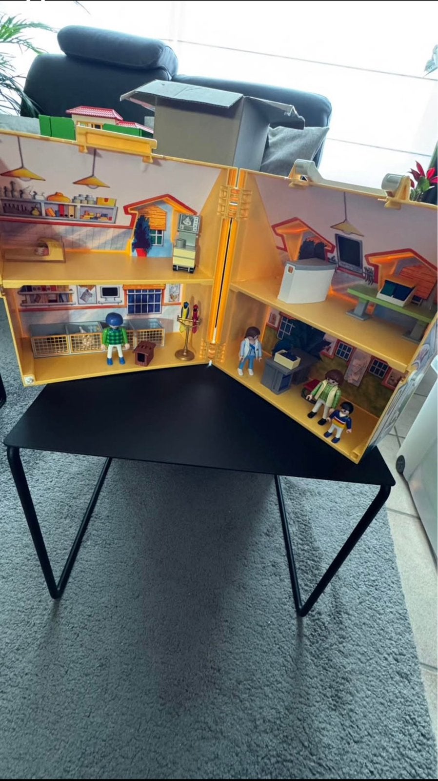 Clinique vétérinaire transportable playmobil, Autres séries, Utilisé, Autres types, Kit complet