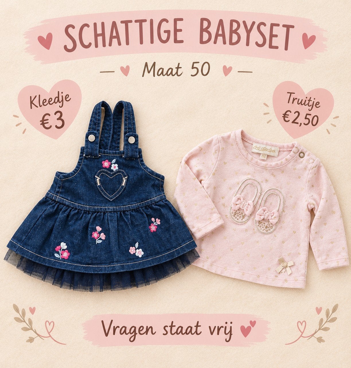 vêtements pour bébés, Enlèvement, Comme neuf, Fille, Robe ou Jupe