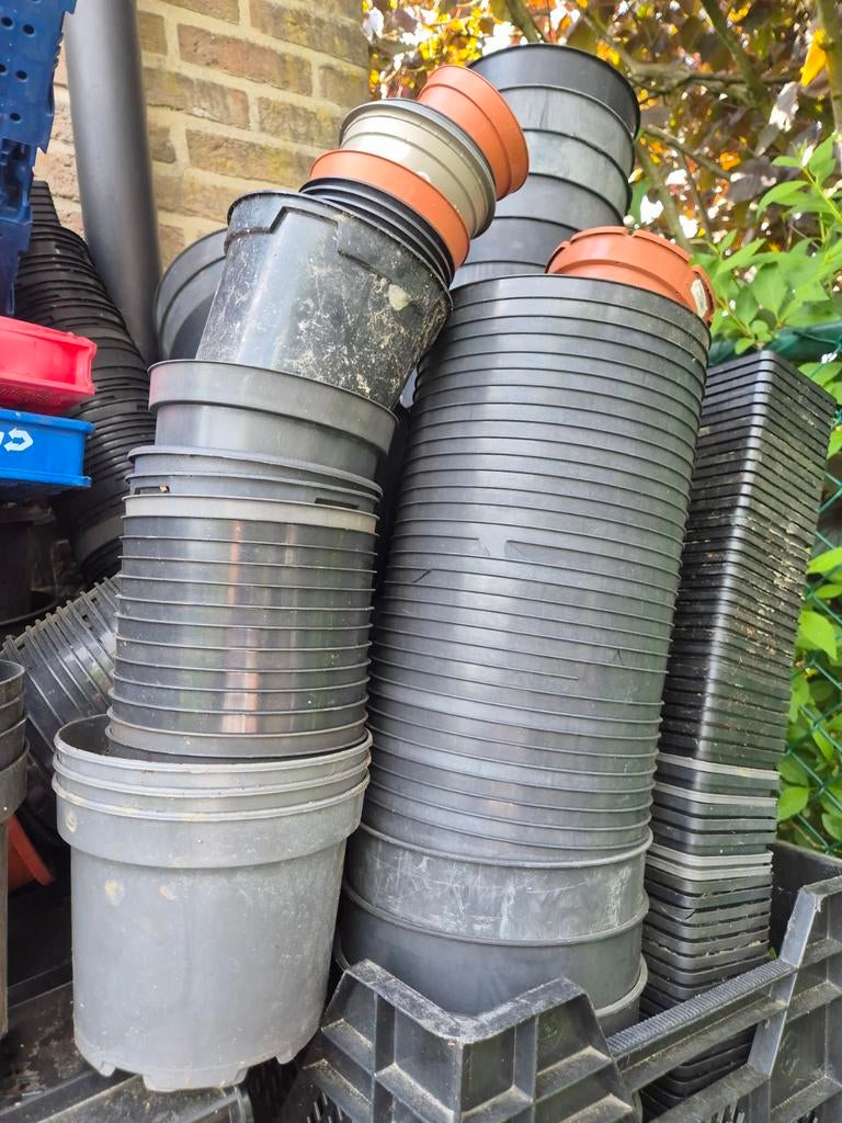 Gratis plastic bloempotjes, Tuin en Terras, Ophalen