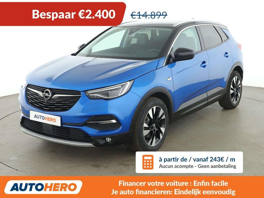 Opel Grandland X 1.5 CDTI Ultimate (bj 2020, automaat), Auto's, Blauw, 96 kW, 5 deurs, 1455 kg