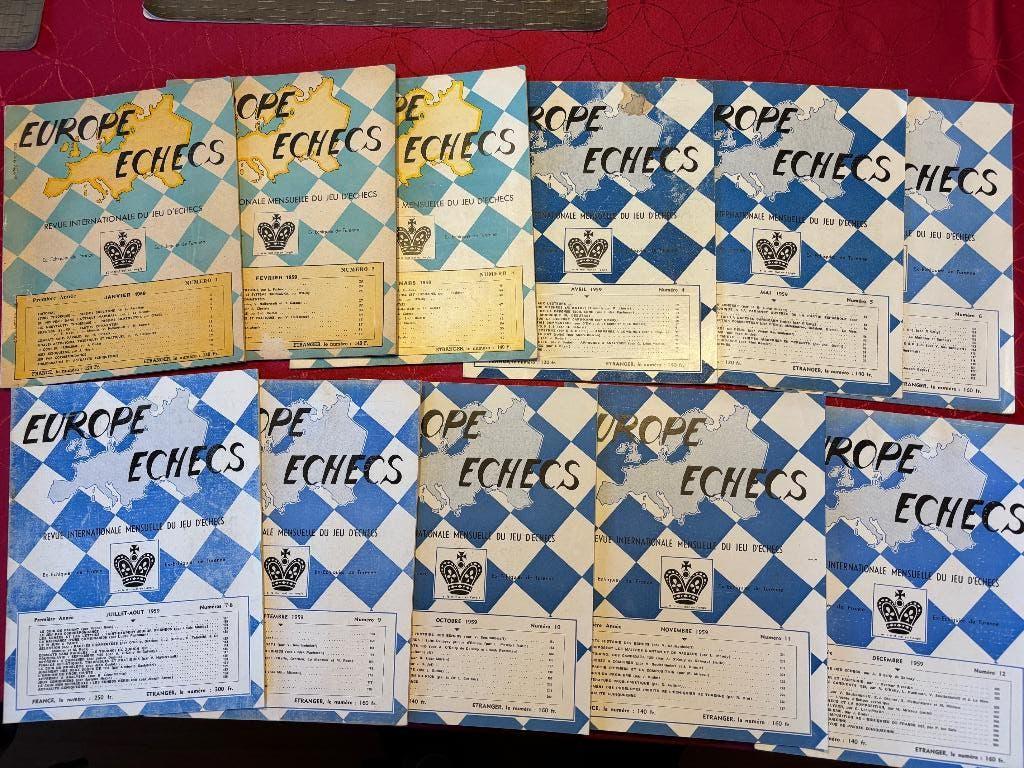 Europe Echecs 1959, Boeken, Ophalen, Gelezen, Denksport