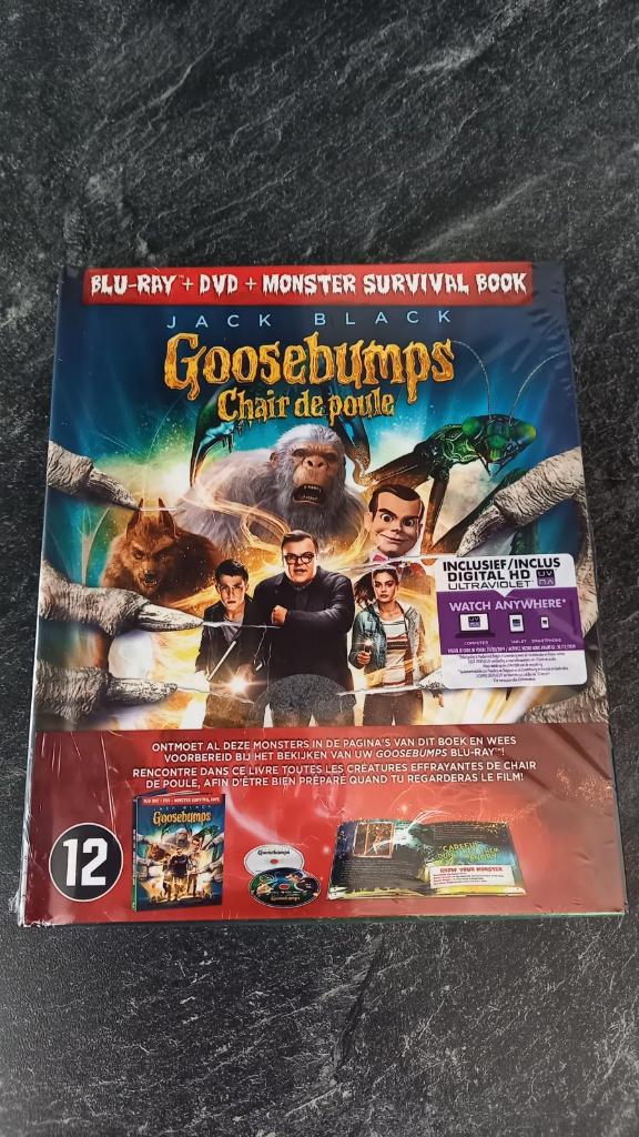 Goosebumps (Digibook) - Blu-ray - NIEUW IN SEAL, Cd's en Dvd's, Verzenden, Nieuw in verpakking, Kinderen en Jeugd