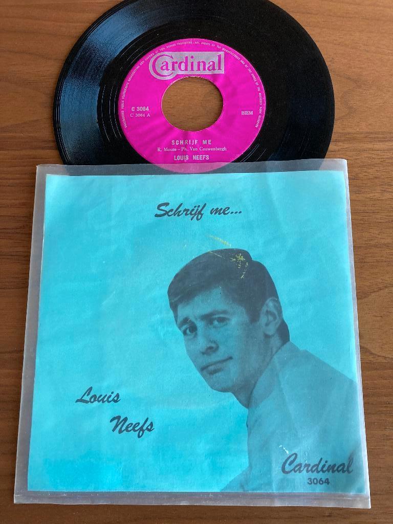 Louis Neefs – Schrijf Me, Cd's en Dvd's, Vinyl Singles, Ophalen of Verzenden, Nederlandstalig
