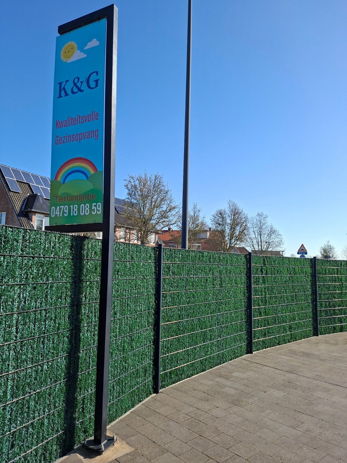 Haakse banner te koop. 5 meter hoog. 4 jaar oud., Enlèvement