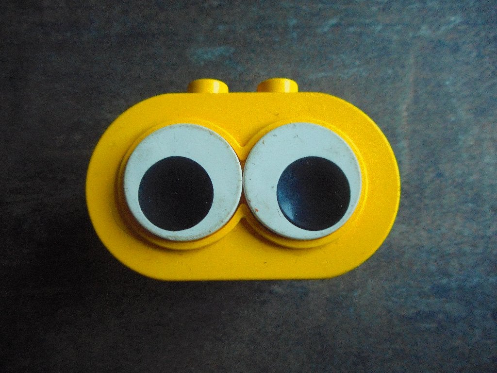 Lego Duplo Brick 2x4x2 Rounded Ends (zie foto's) 10, Ophalen of Verzenden, Gebruikt, Losse stenen, Duplo