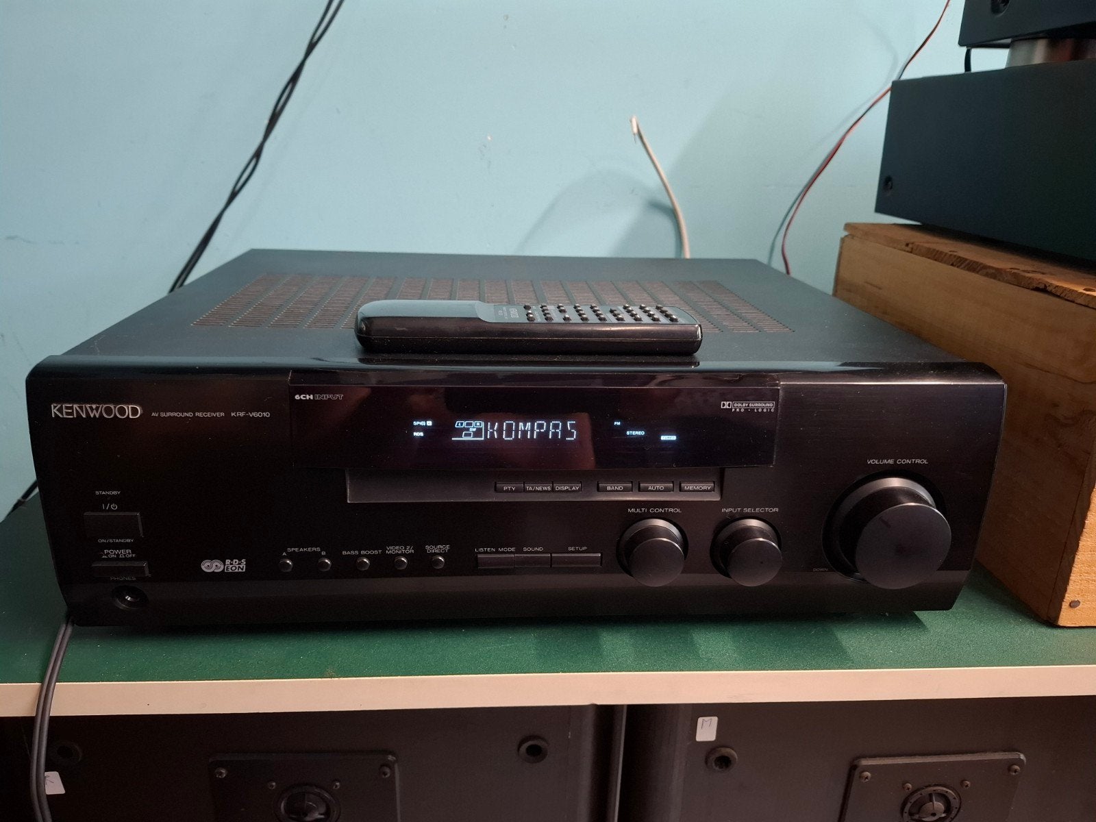 prachtige versterker reicever Kenwood met afstandsbediening, TV, Hi-fi & Vidéo, Tuners, Enlèvement