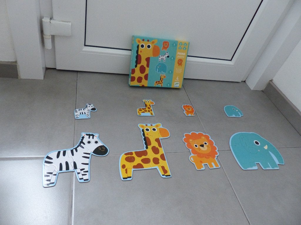 Puzzle Primo Djeco - état complet et bien rangé, Enlèvement ou Envoi, Comme neuf