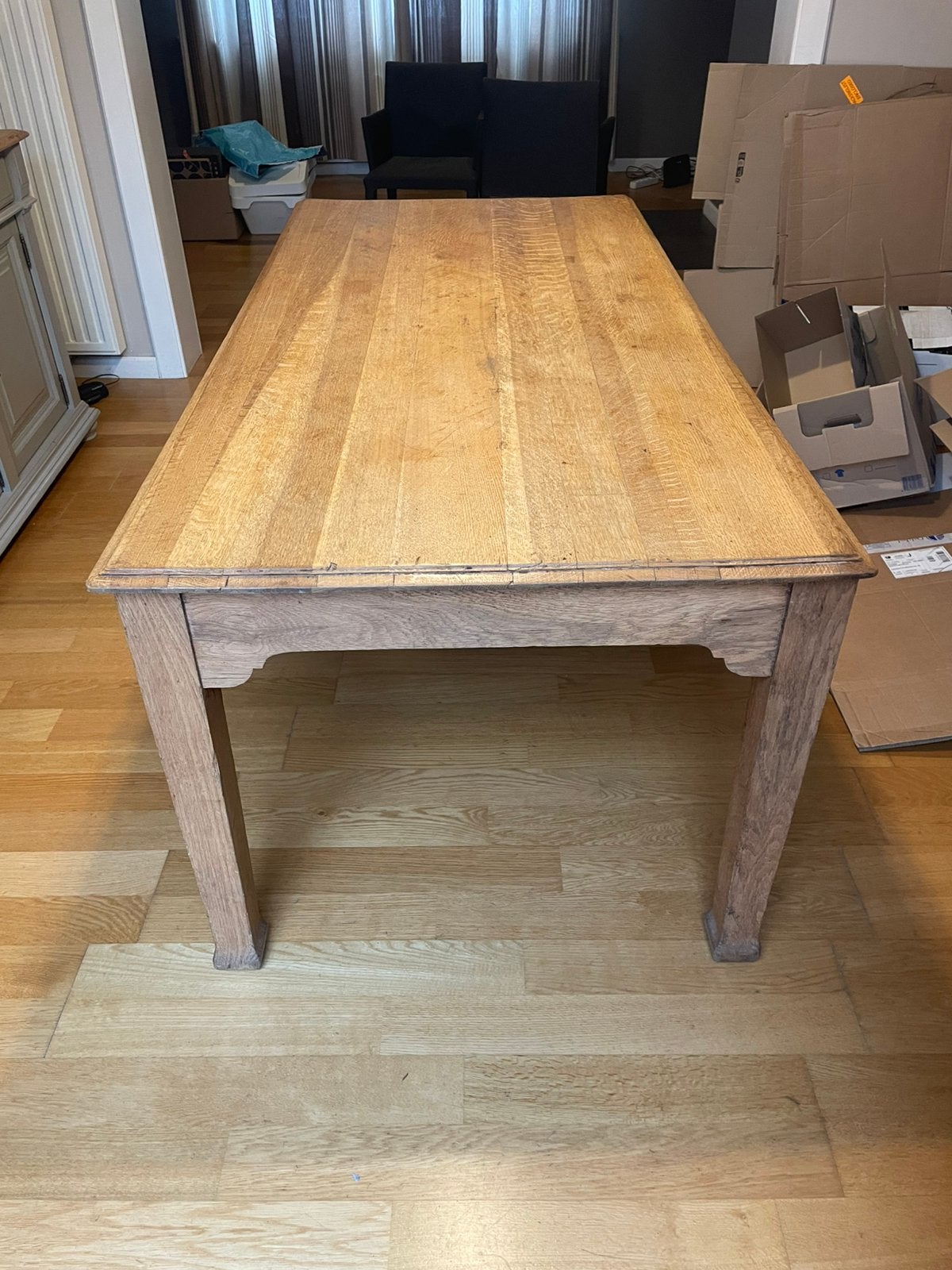 Table en chene, Maison & Meubles, 150 à 200 cm, Cinq personnes ou plus, Enlèvement, Utilisé