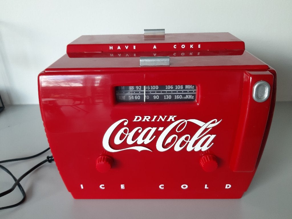Radio et lecteur de cassettes Coca Cola, Enlèvement, Comme neuf, Autres types