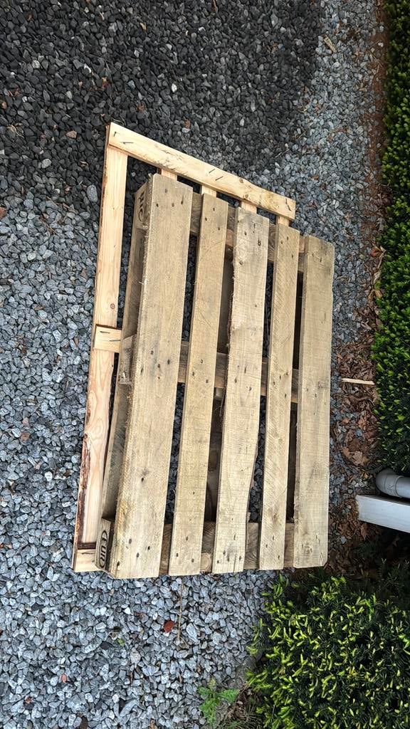 Gratis Euro pallet + wegwerp pallet, Enlèvement, Comme neuf, Palette
