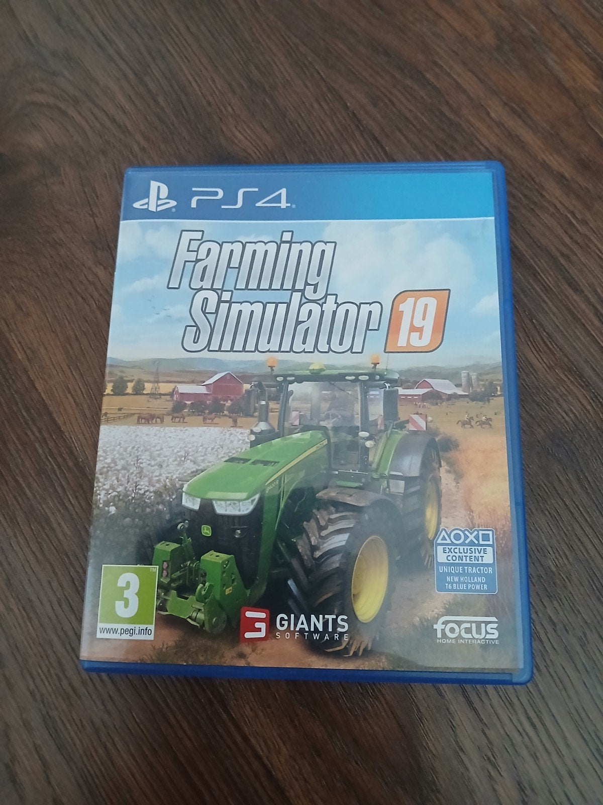 Farming Simulator 19, Ophalen, Vanaf 3 jaar