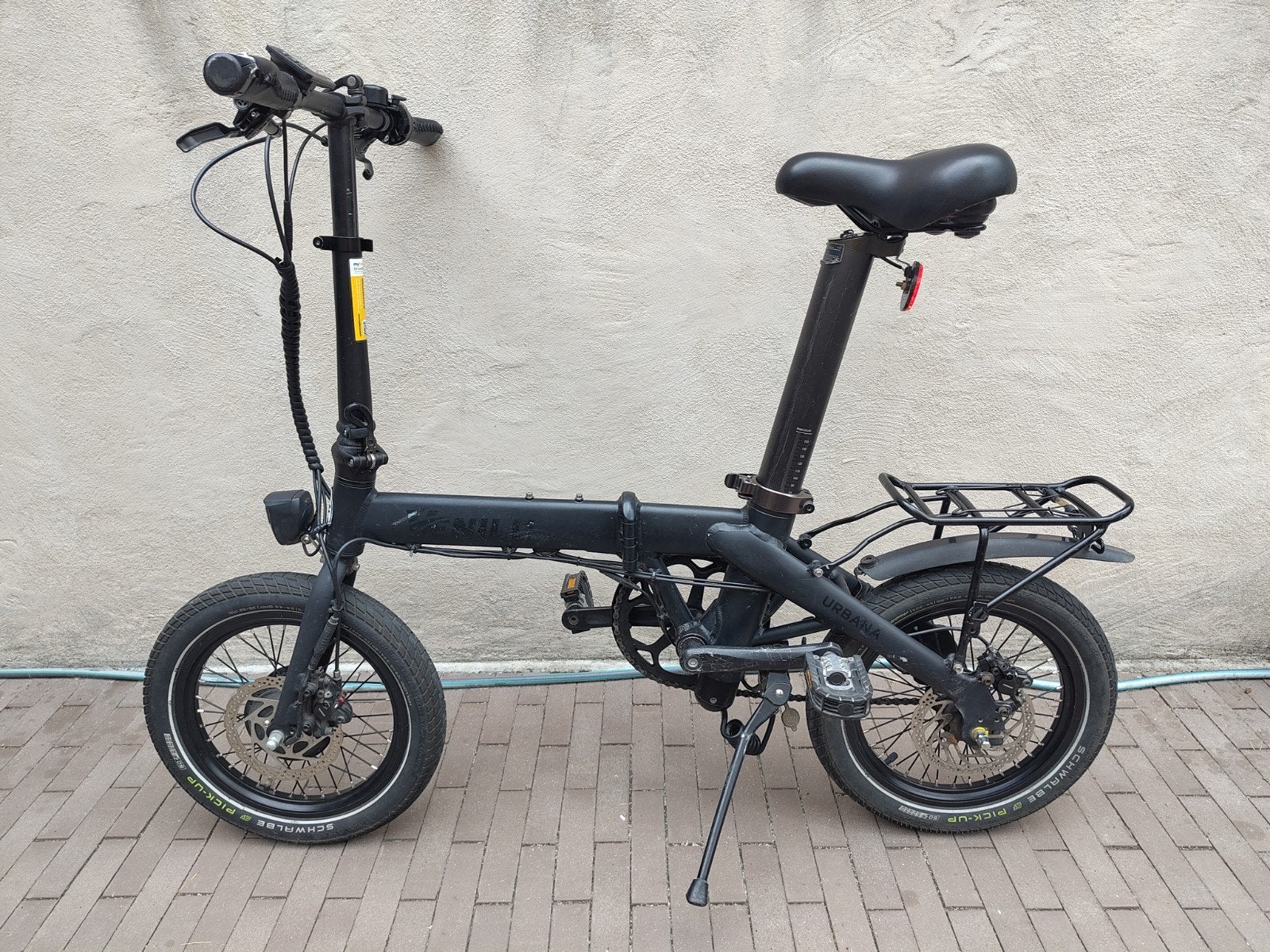 Vélo pliable électrique Venilu Urbana Noir, Autres marques, Vitesses, 16 à 18 pouces, Enlèvement