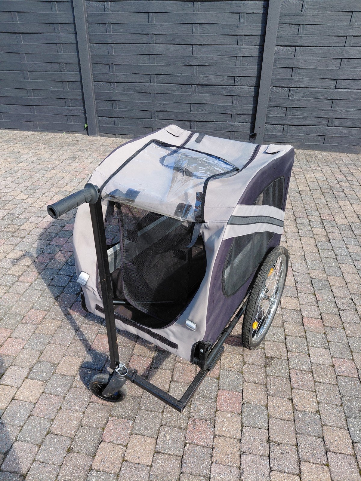 Fietskar voor hond, Fietsen en Brommers, Ophalen, Gebruikt, Opvouwbaar, 20 tot 40 kg