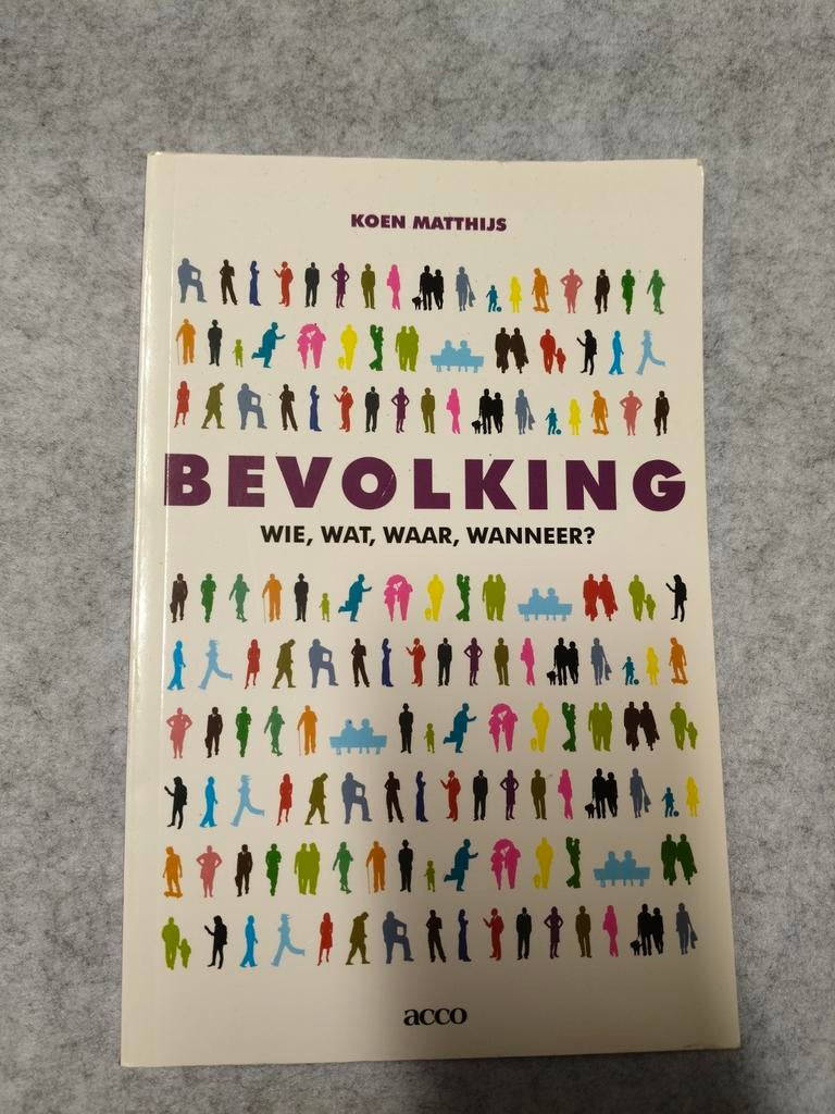 Bevolking: wie? wat? waar? wanneer? - Koen Matthijs, Ophalen of Verzenden, Koen Matthijs