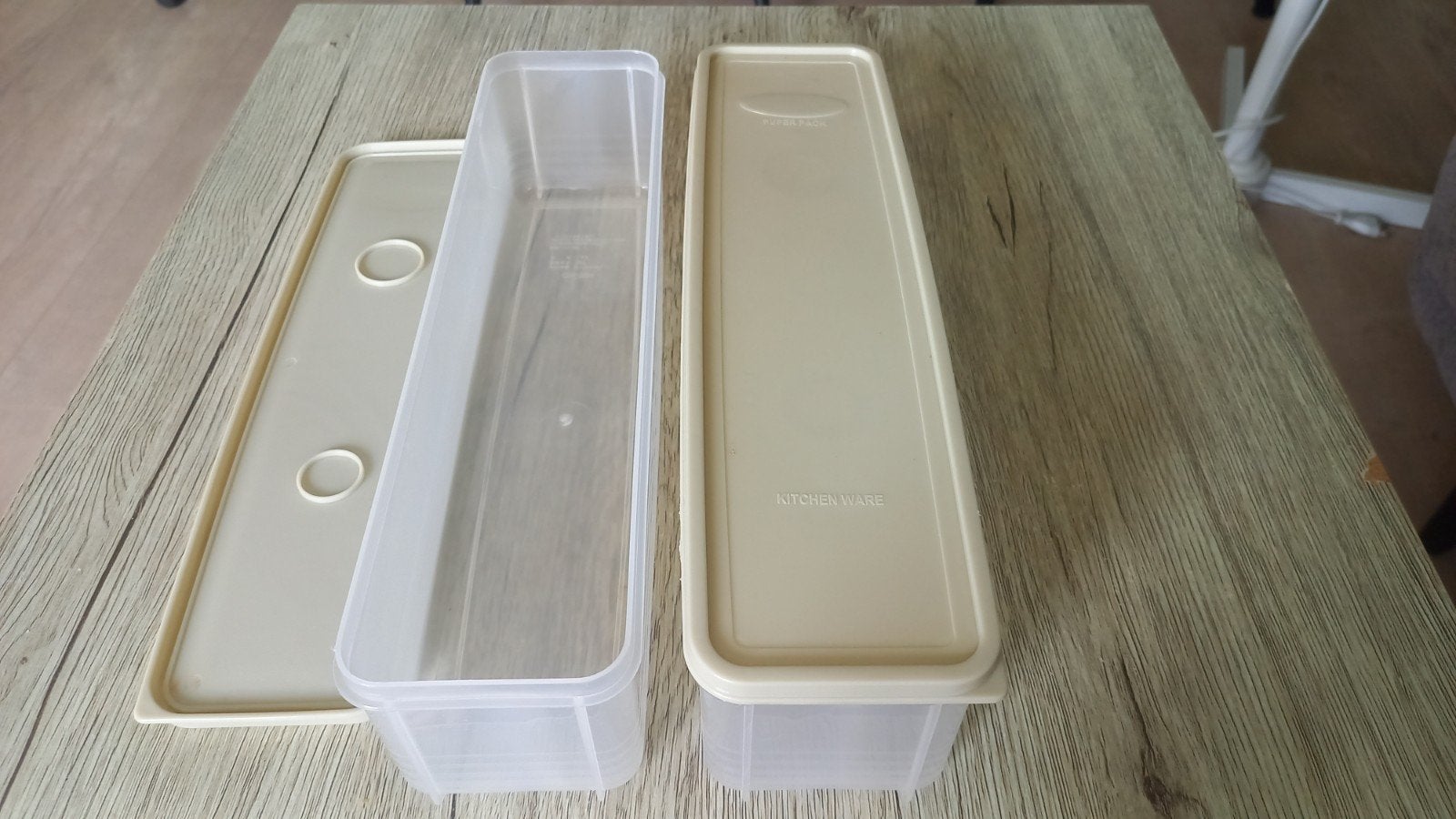 bewaardoos voor pasta, Huis en Inrichting, Ophalen, Overige typen, Zo goed als nieuw, Stapelbaar