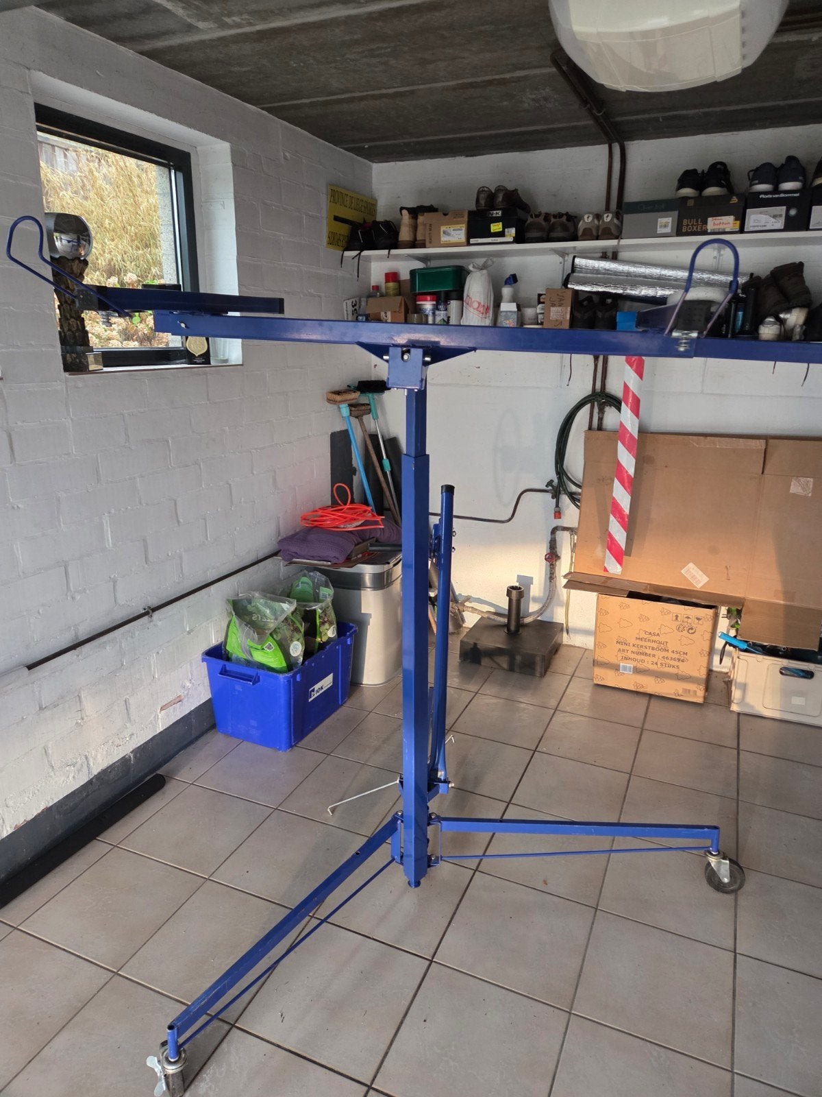 Gyproclift / platenlift te huur – ideaal voor plafondwerken, Doe-het-zelf en Bouw, Bouwliften, Ophalen of Verzenden