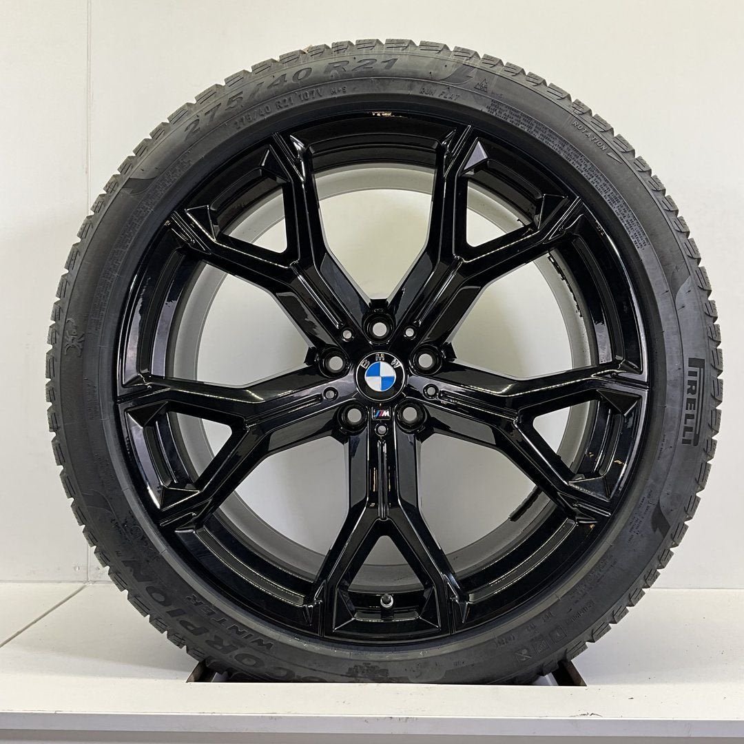 NIEUW BMW X5 G05 X6 G06 BREEDSET VELGEN + WINTERBANDEN 21 IN, Autos : Pièces & Accessoires, Pneus & Jantes, Pneus et Jantes, Pneus hiver