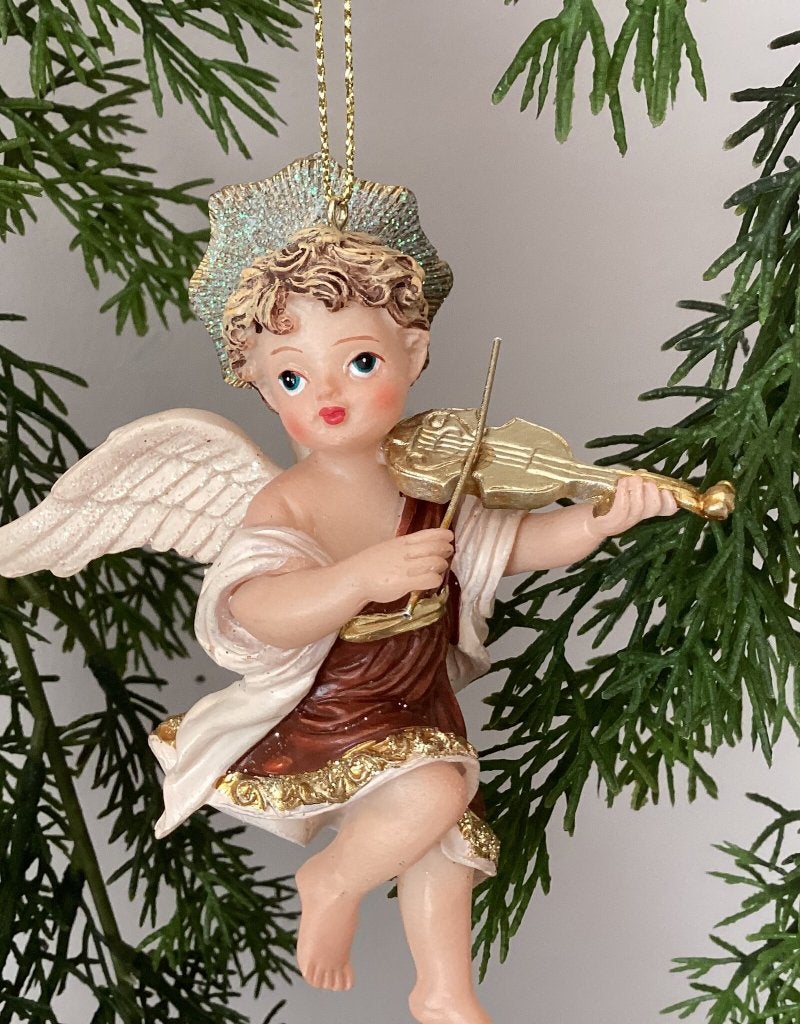 décoration d'arbre de Noël en forme d'ange avec violon, Enlèvement ou Envoi, Neuf