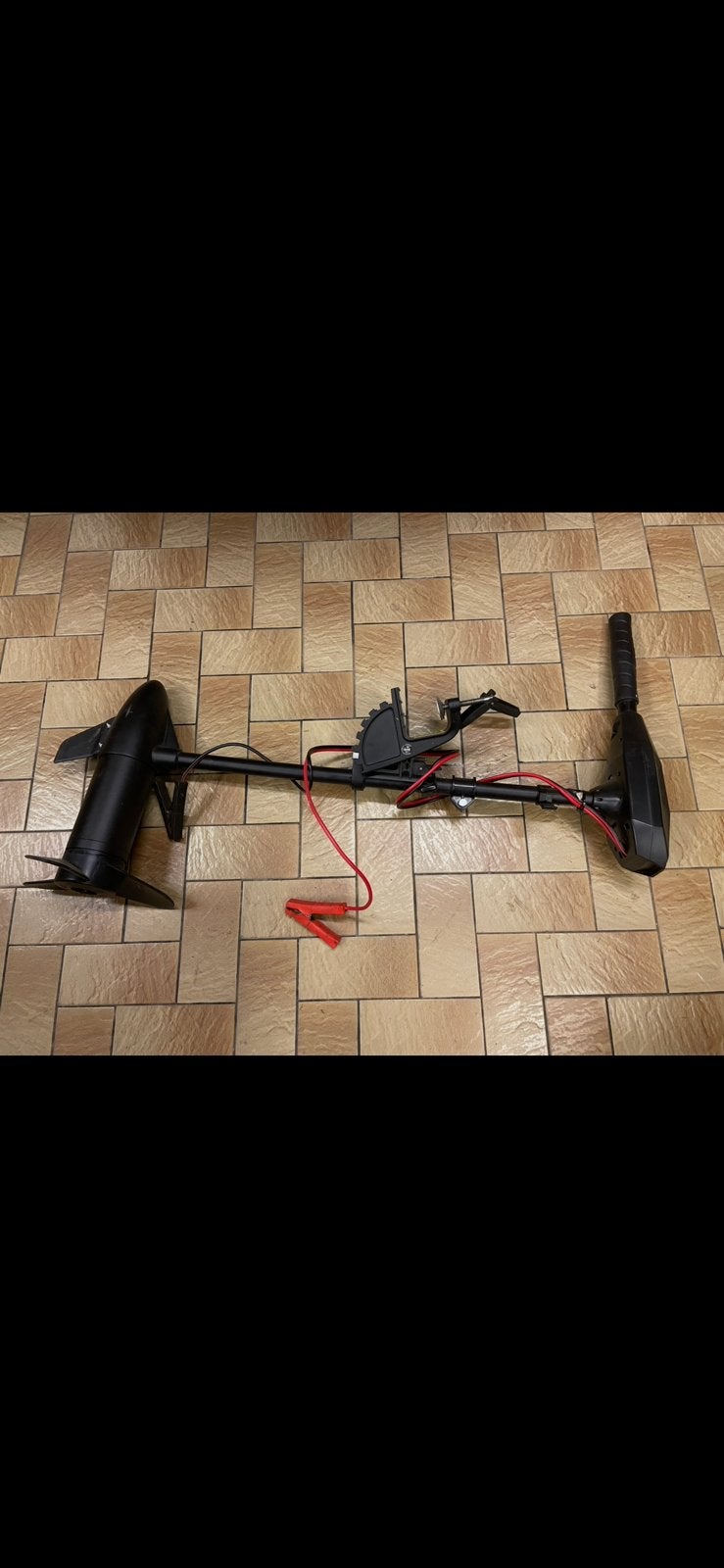 Amarew AM66 66lbs elektromotor 1,8PK + 100ah AGM batterij, Ophalen, Zo goed als nieuw