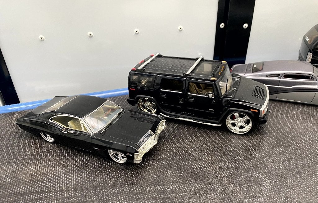 Lot 4 US Custom modelauto's 1/18 & 1/24 Jada DUB City, Enlèvement, Comme neuf, Voiture