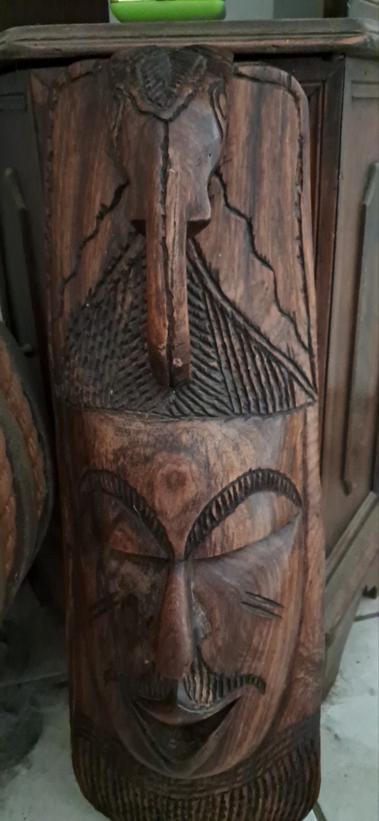 afrikaans religieus masker, Antiek en Kunst, Kunst | Beelden en Houtsnijwerken, Ophalen, Masker