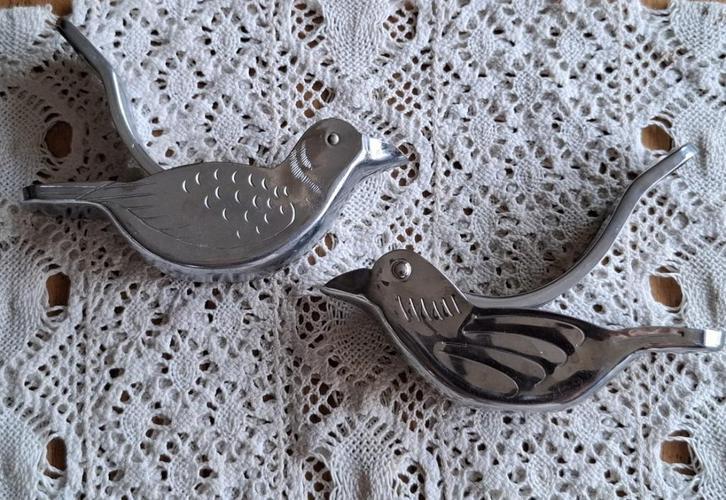 Mussbach ( SMF) DRP citroen knijper vogel + 2 knijpertjes, Antiek en Kunst, Ophalen of Verzenden