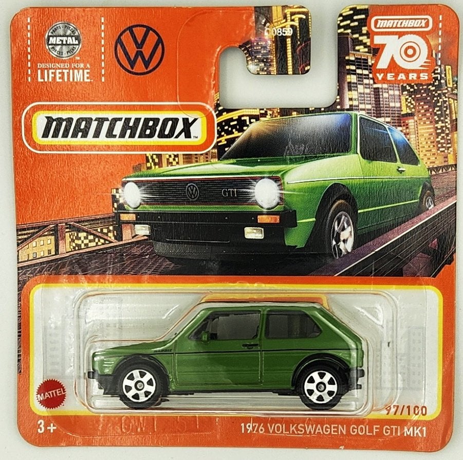 Matchbox - 1976 Volkswagen Golf GTI MK1 - HLC96 - 1:64, Hobby en Vrije tijd, 333 Continental Boulevard, El Segundo, CA 90245, United States