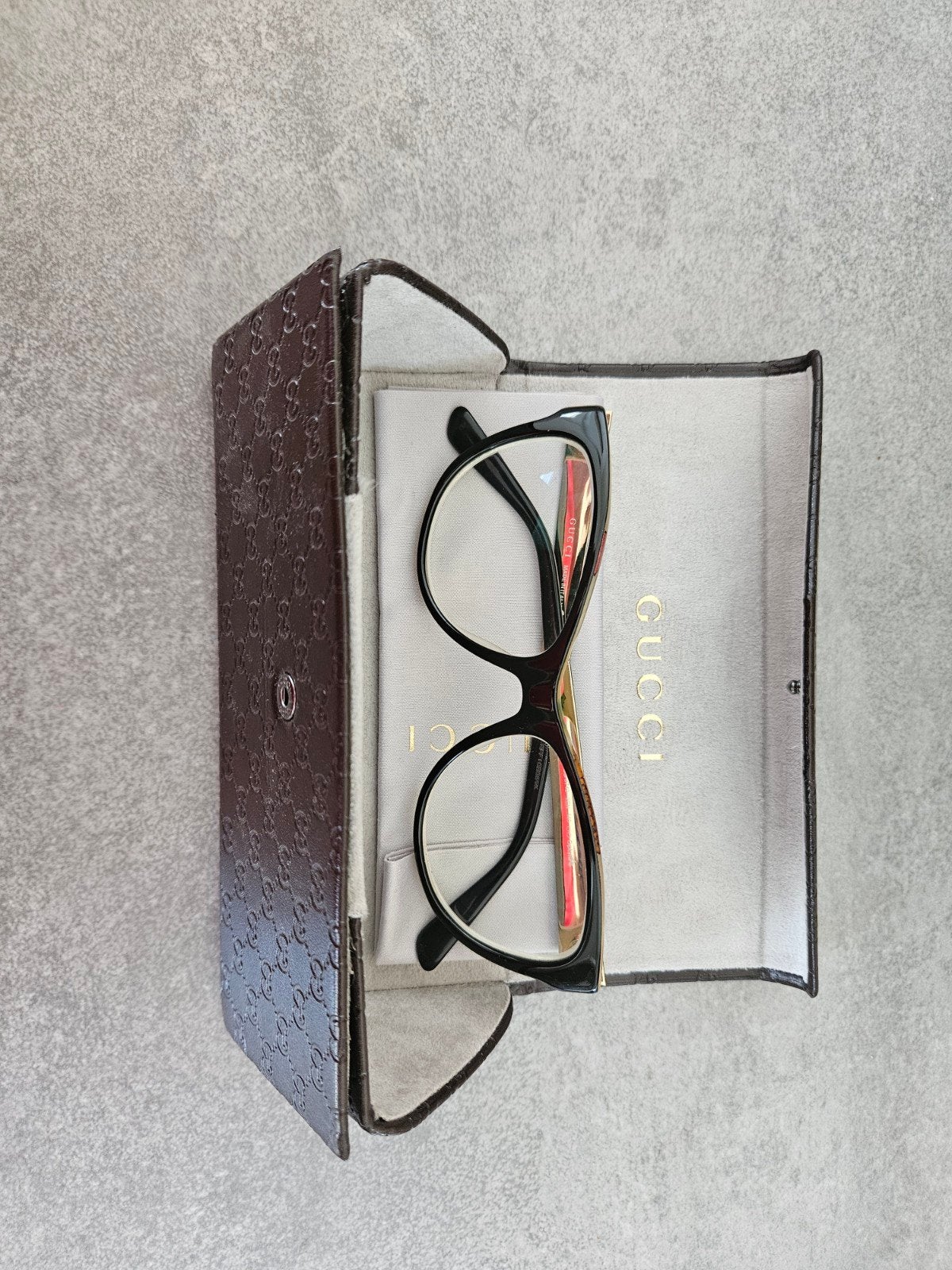 Authentieke Gucci bril met doos., Envoi, Lunettes