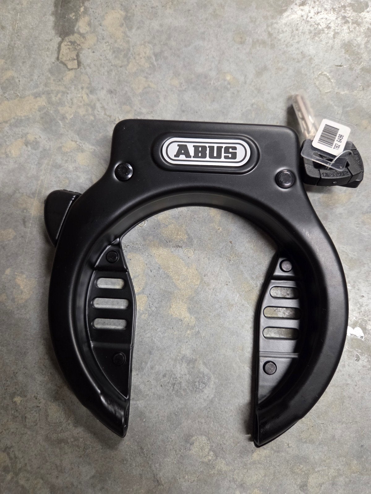 ABUS Amparo 4650S R Black OE ringslot - opening insteekslot, Fietsen en Brommers, Ophalen, Ringslot, ABUS August Bremicker Söhne KG