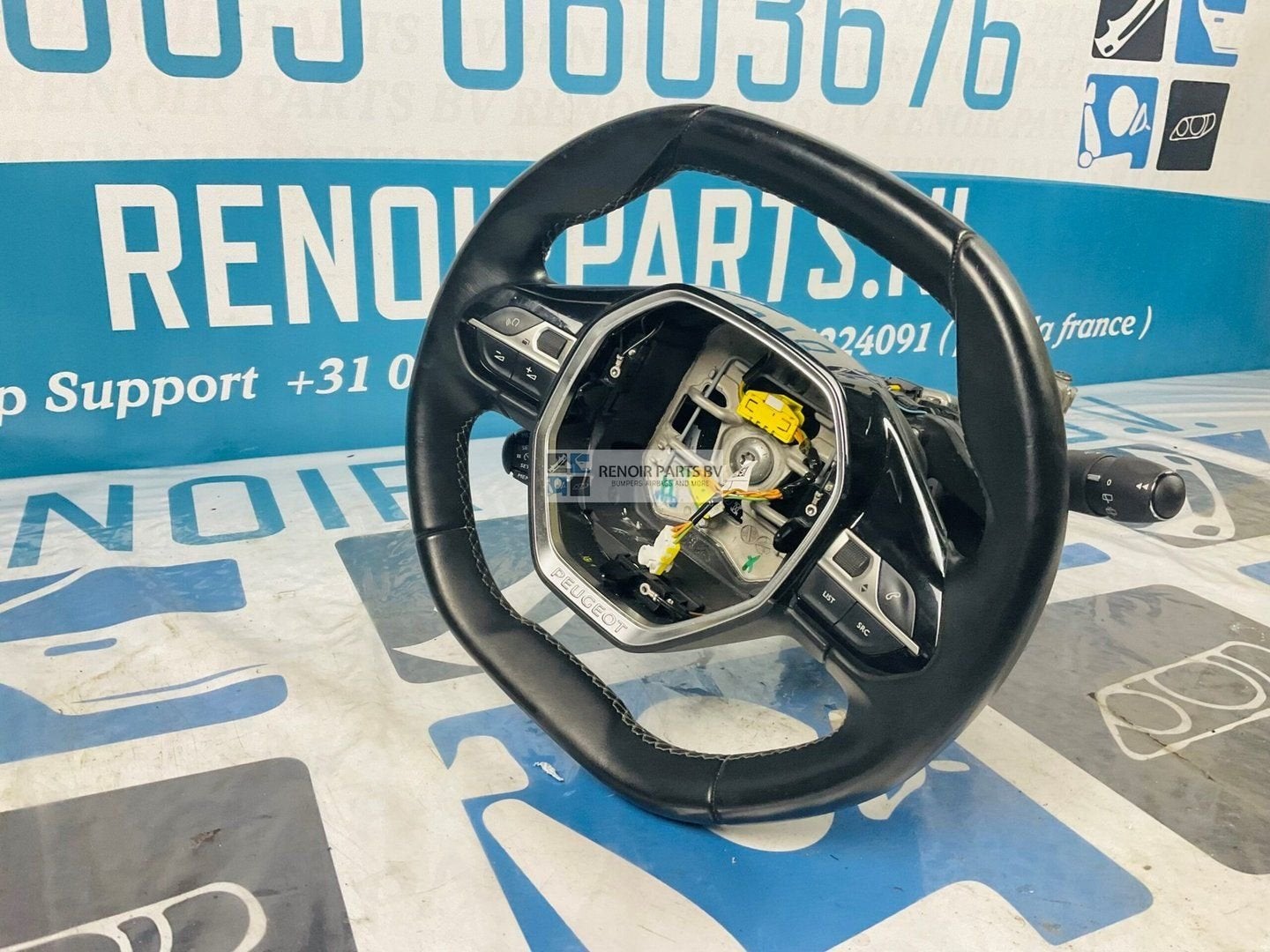 Stuurkolom + Stuur Peugeot 5008 2016-2020 + stekker 2-G6A-50, -, Utilisé, -, -