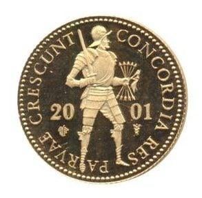 Nederland Gouden Dukaat 2001, Ophalen of Verzenden, Goud