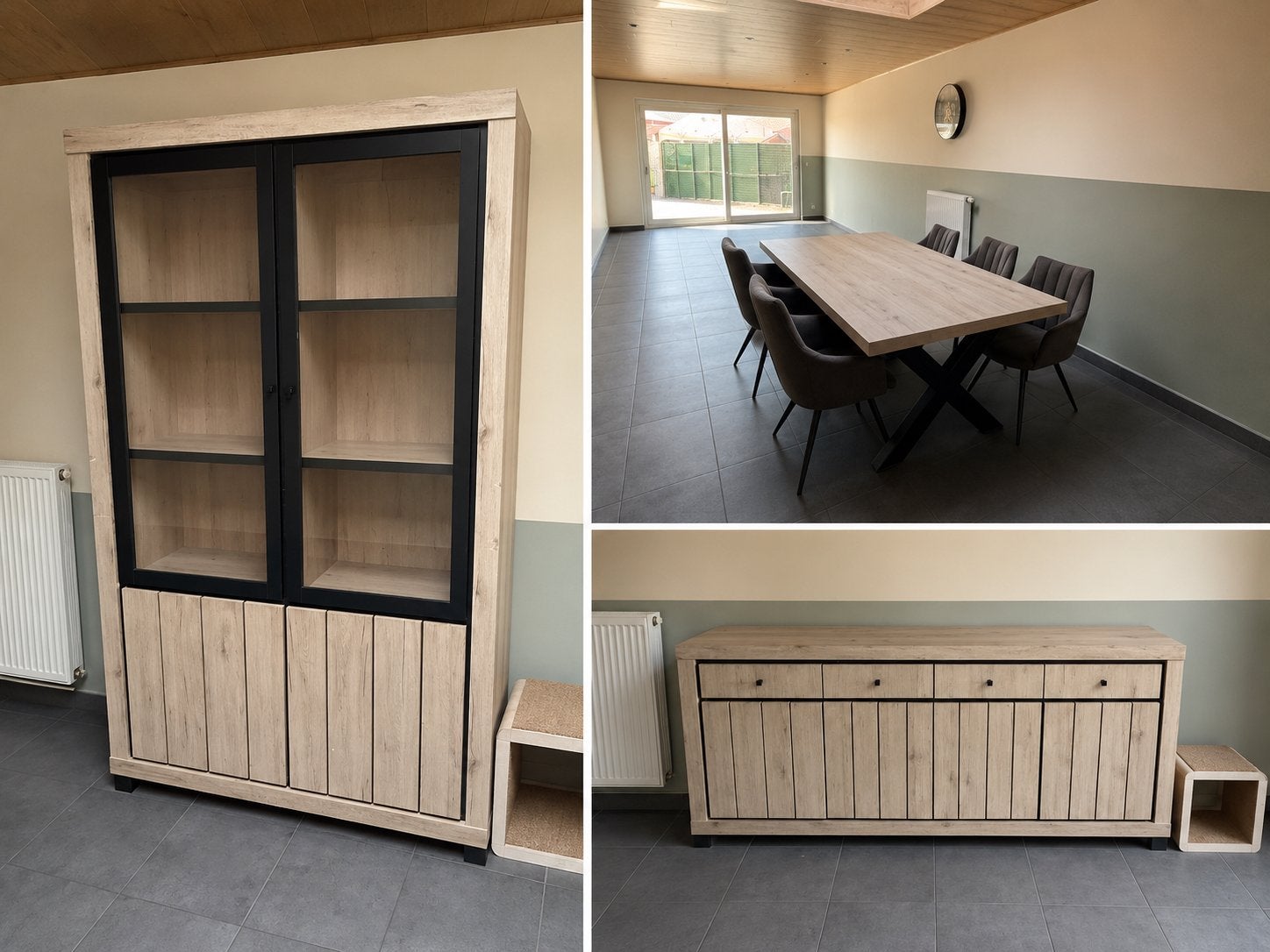 Eetkamer compleet, Enlèvement, Utilisé, 4 à 6 chaises