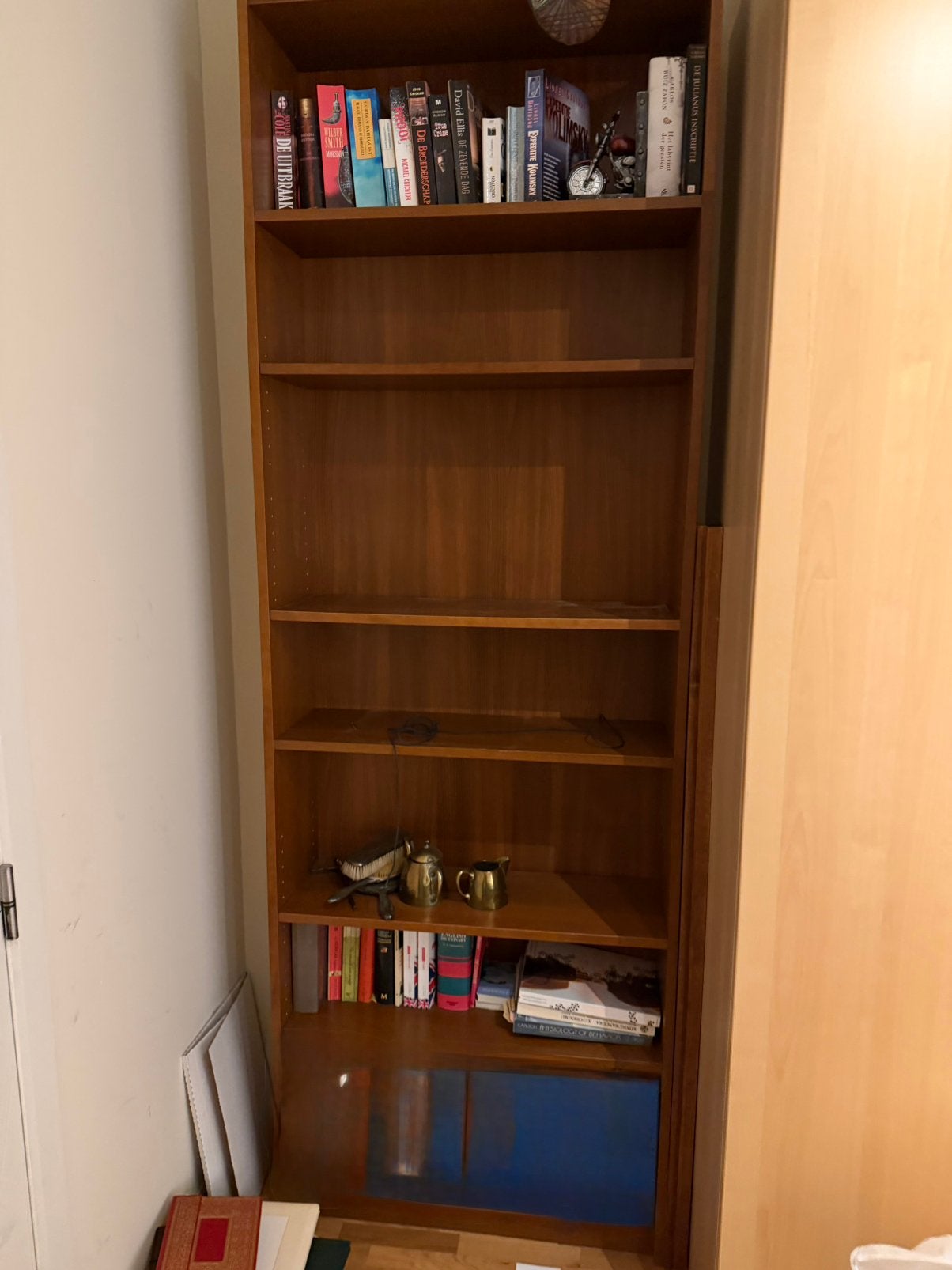 Ikea Billy boekenkast bruin 235 cm hoog, Huis en Inrichting, Ophalen, Gebruikt, 200 cm of meer, 50 tot 100 cm
