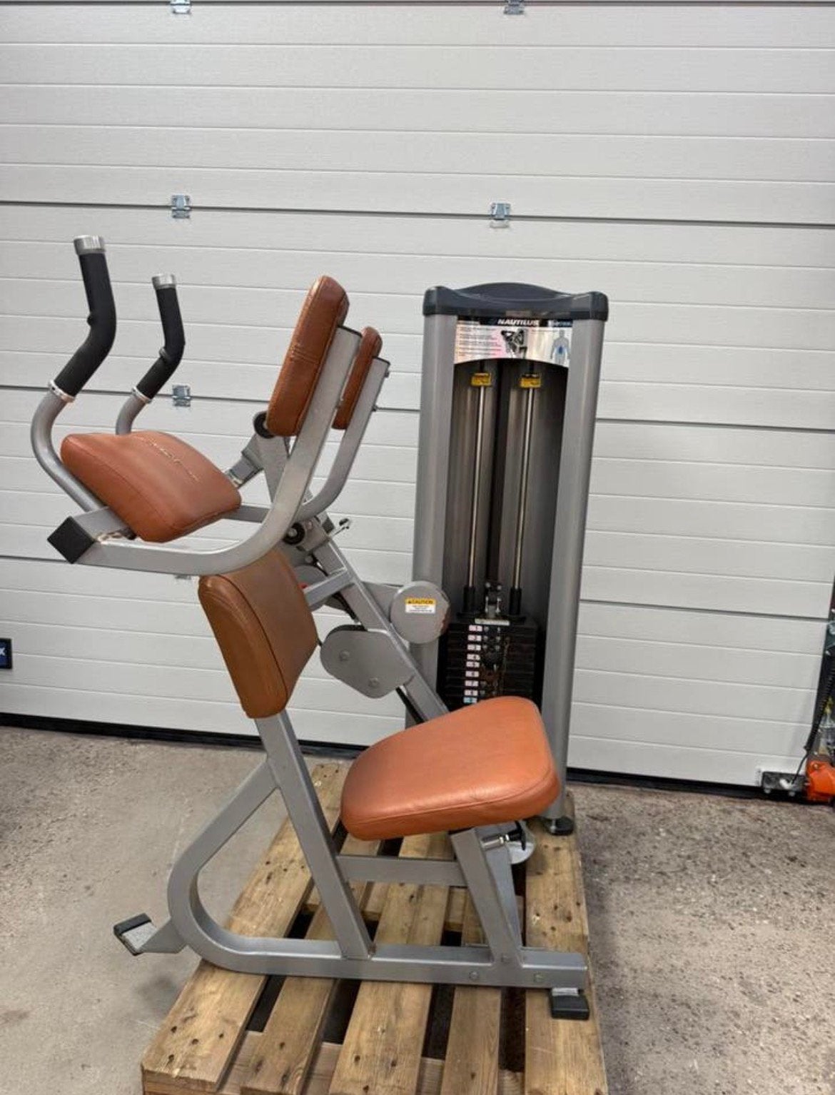 Nautilus Abdominal crunch / abs / bauch / steel series, Sports & Fitness, Équipement de fitness, Enlèvement, Utilisé, Bras, Autres types
