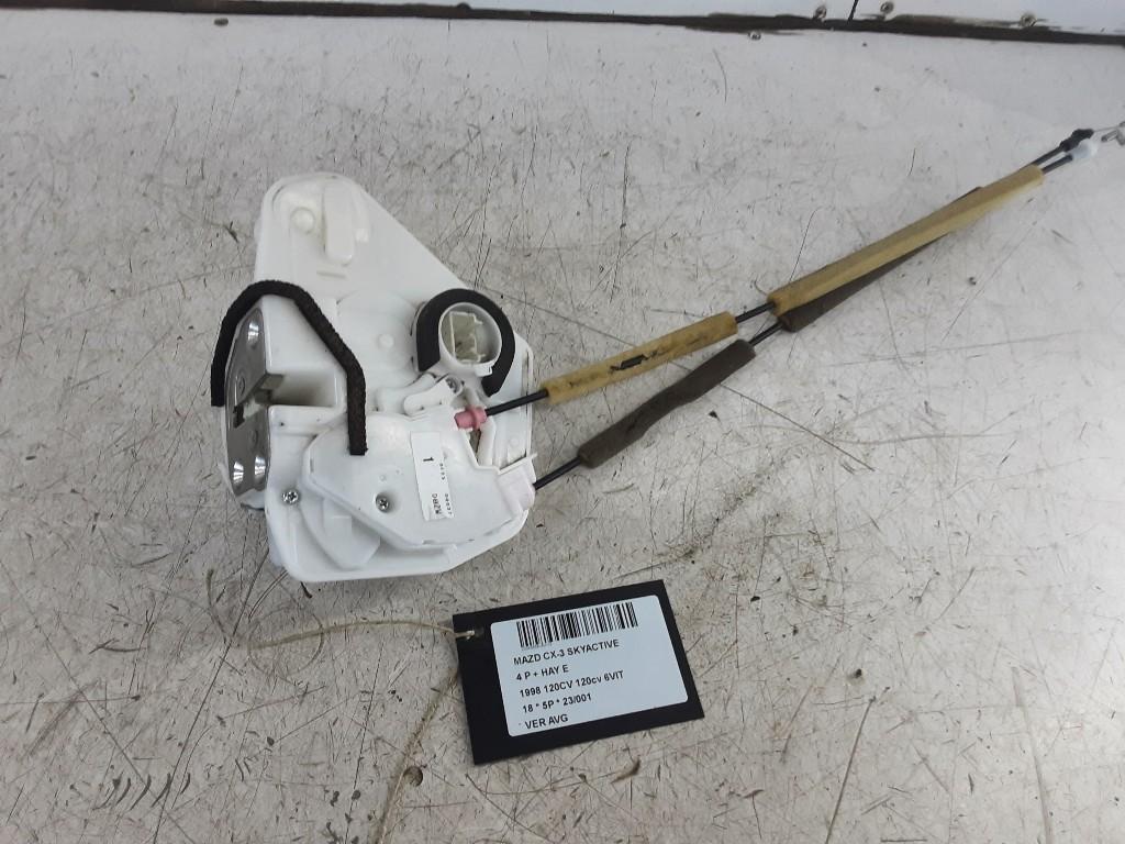 SERRURE DE PORTE AVANT GAUCHE Mazda CX-3 (01-2015/01-2018), Utilisé, Gauche, Mazda