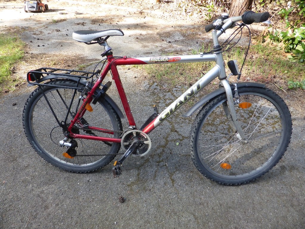 mountainbike giant maat 55 met 21 versnellingen en alu kader, Fietsen en Brommers, Fietsen | Mountainbikes en ATB, 53 tot 57 cm