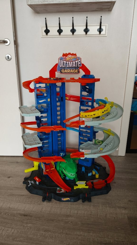 Hot Wheels garage dino, Ophalen, Onderdelen, Opwindmechanisme, Zo goed als nieuw