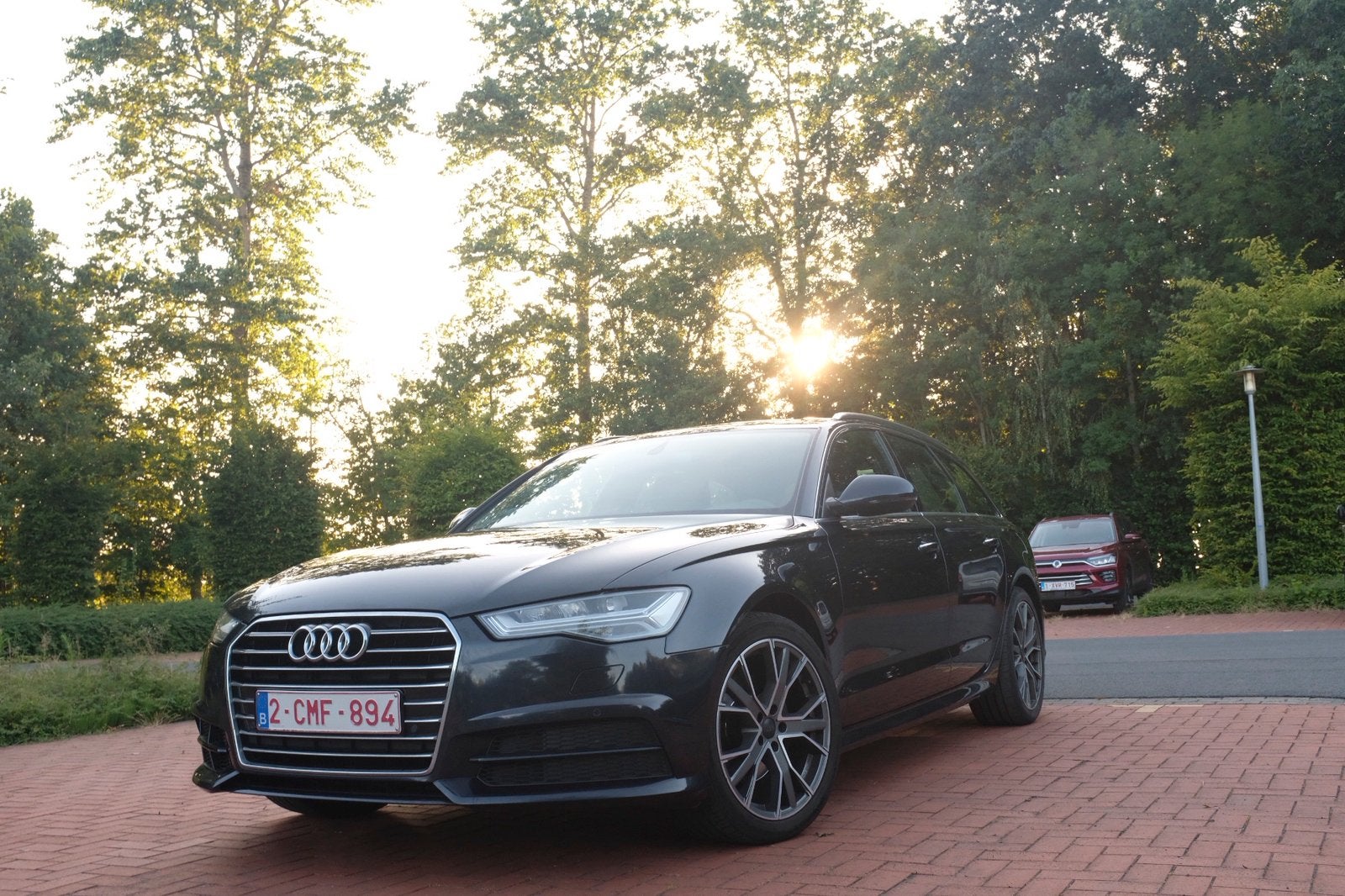 Audi A6 avant, 2.0TDI 190pk, Euro 6B - 2018, Dealer onderhouden, Blauw, Leder, 5 deurs