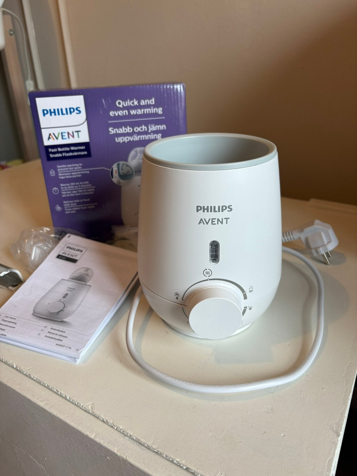 Chauffe-biberon Philips Avent – Neuf, Enfants & Bébés, Enlèvement, Comme neuf, Biberon, Philips Avent