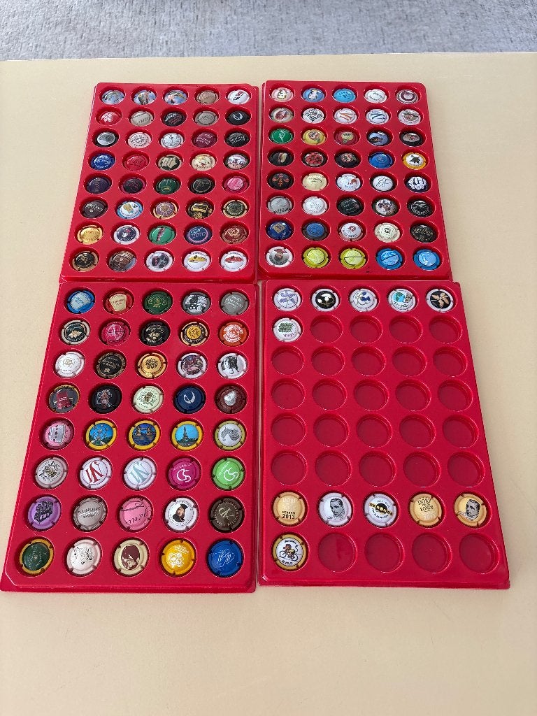 Champagne capsules 132 stuks - lot 2, Enlèvement ou Envoi
