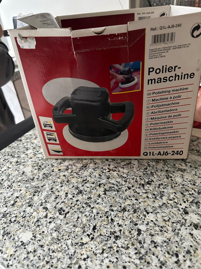 Poliermaschiene, Auto diversen, Auto-accessoires, Verzenden, Zo goed als nieuw