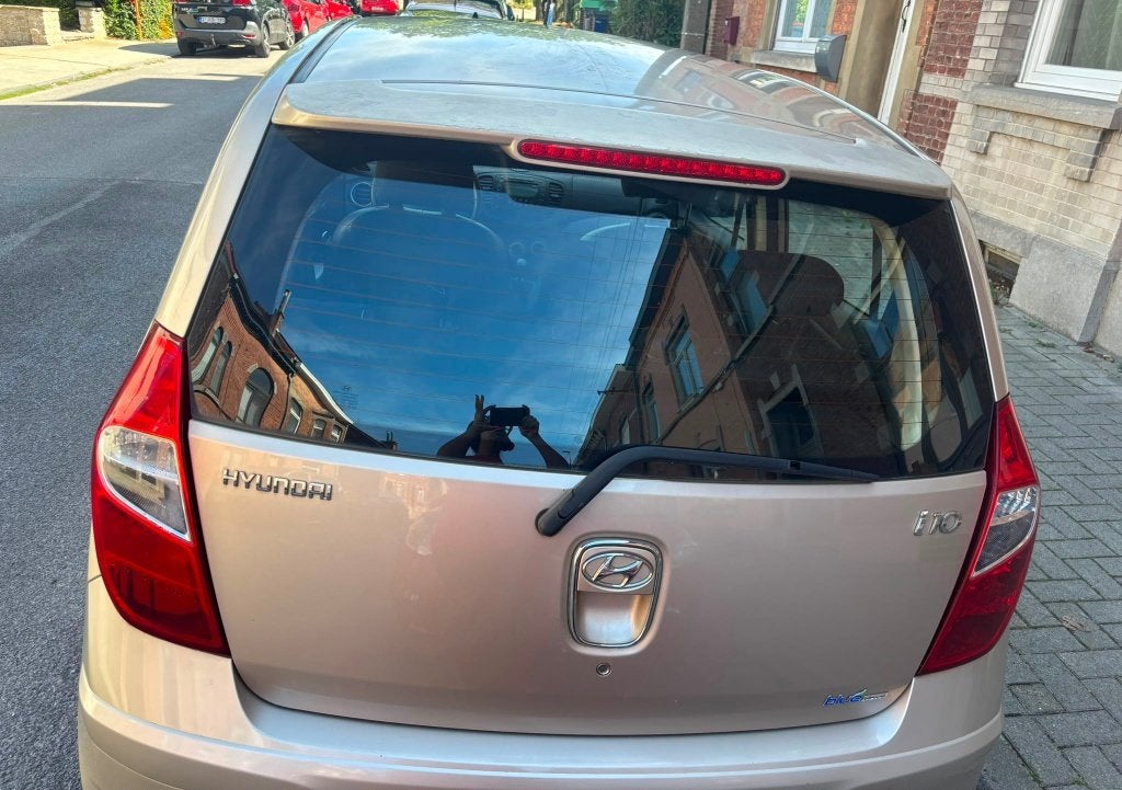 Hyundai i10 78414 km, Auto's, Euro 5, Stof, Zwart, 99 g/km