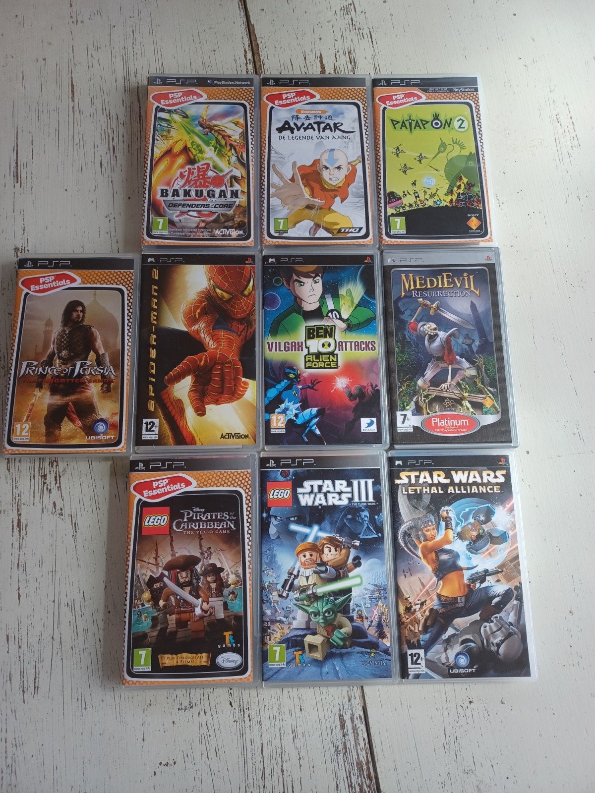 PSP spelletjes, Ophalen